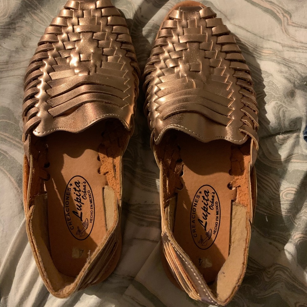 Mexican Huaraches in Rose Gold